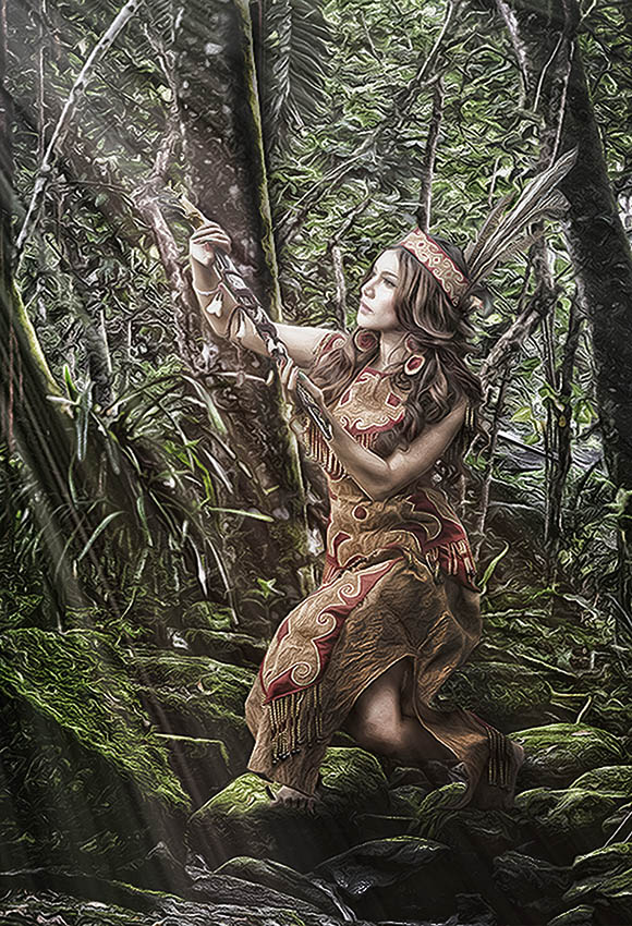 Gadis Dayak by er rastra