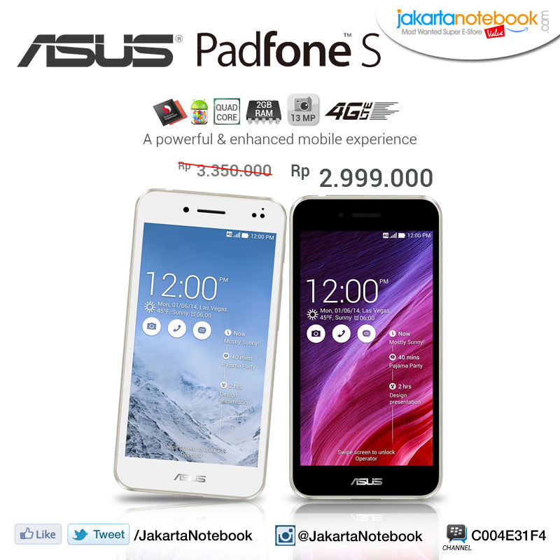 Jakartanotebook.com - Asus Padfone S by hobiaja